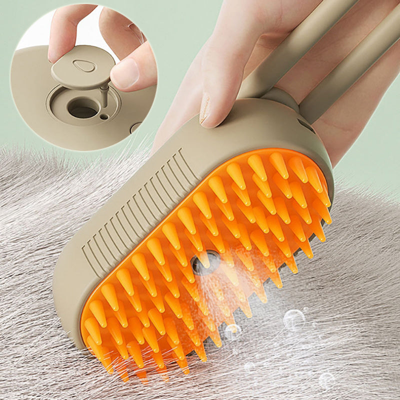 brosse a vapeur pour chien et chat