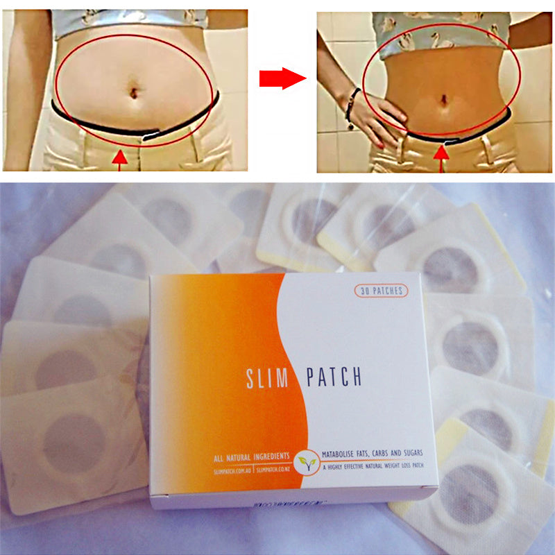 Nombril Bâton Slim Patch Combustion Des Graisses de L'abdomen Magnétique Patchs Detox Adhésif