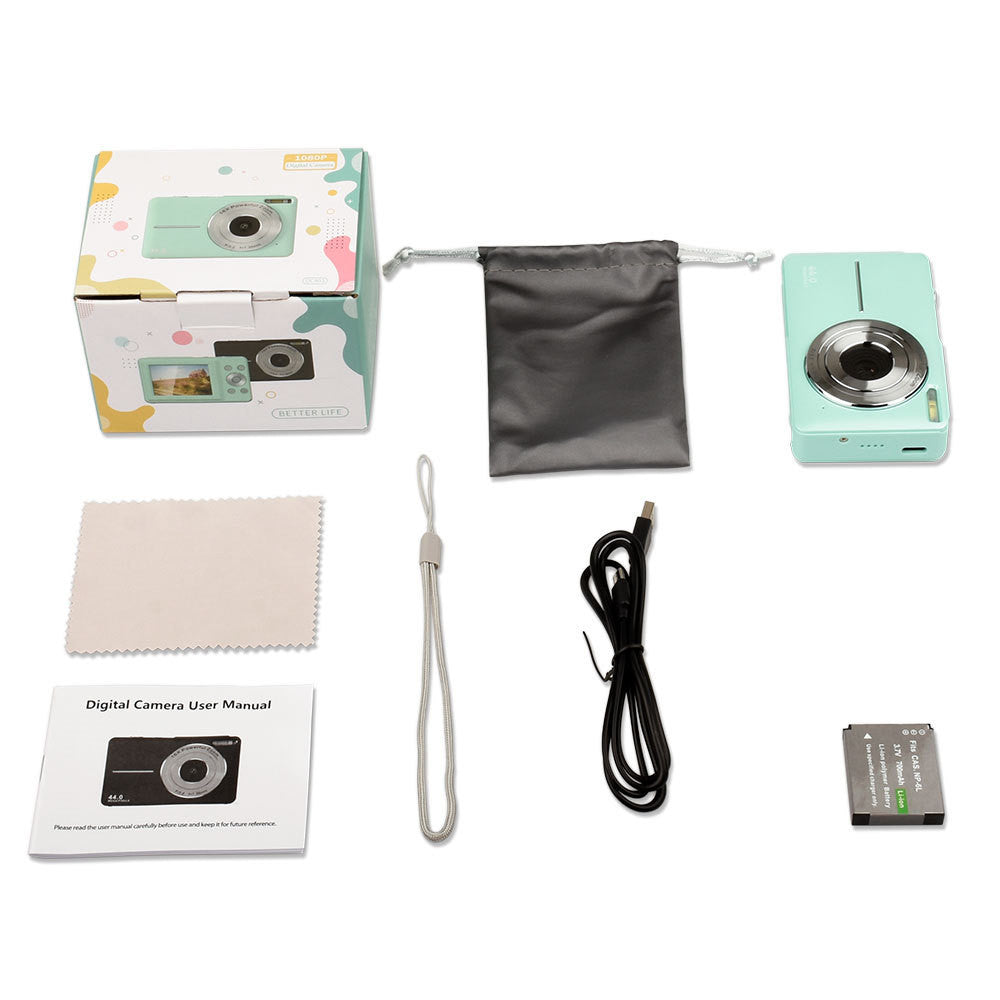 Mini appareil photo numérique pour enfants, appareil photo numérique HD pour étudiants, mini appareil photo numérique pour garçons et filles, cadeau d'anniversaire de Noël, appareil photo d'entrée de gamme pour enfants