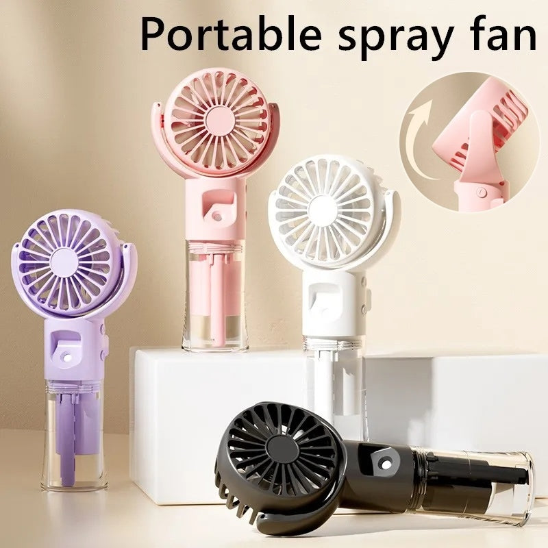 Ventilateur portable à pulvérisation d'eau à 4 vitesses