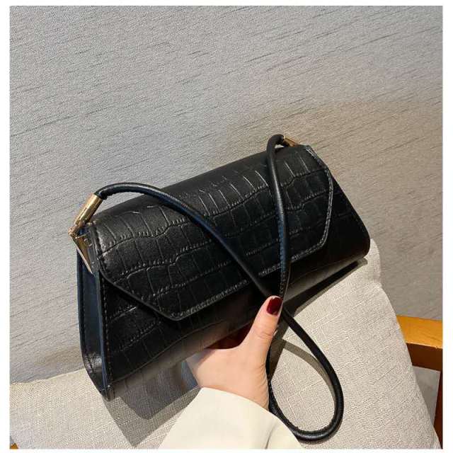 Sac baguette à motif crocodile, 8 coloris