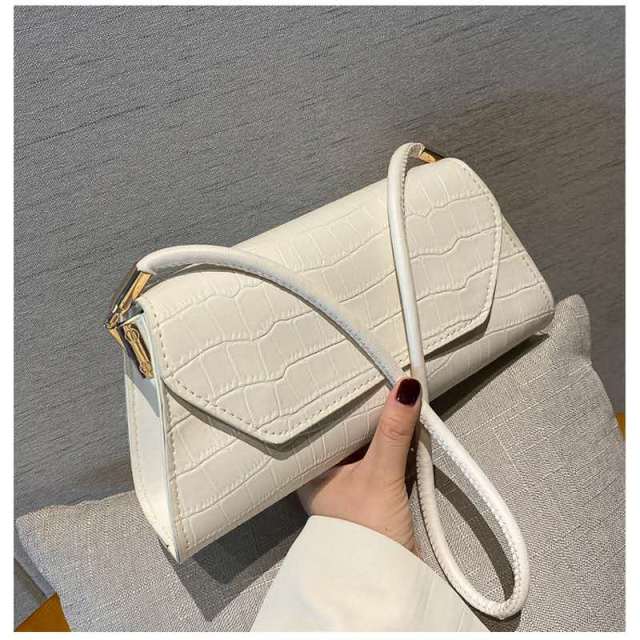 Sac baguette à motif crocodile, 8 coloris