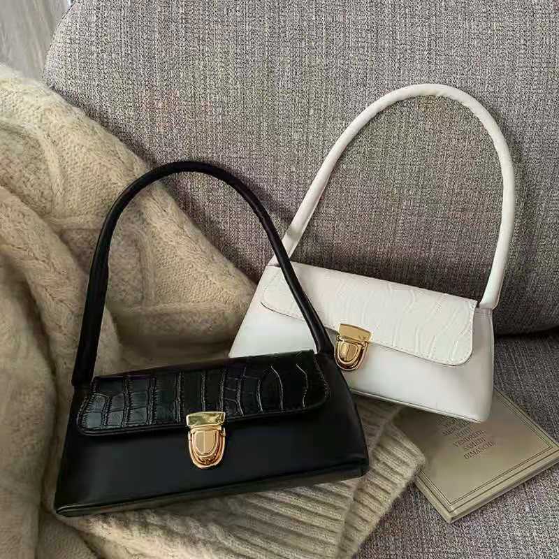 Sac baguette à motif crocodile, 8 coloris