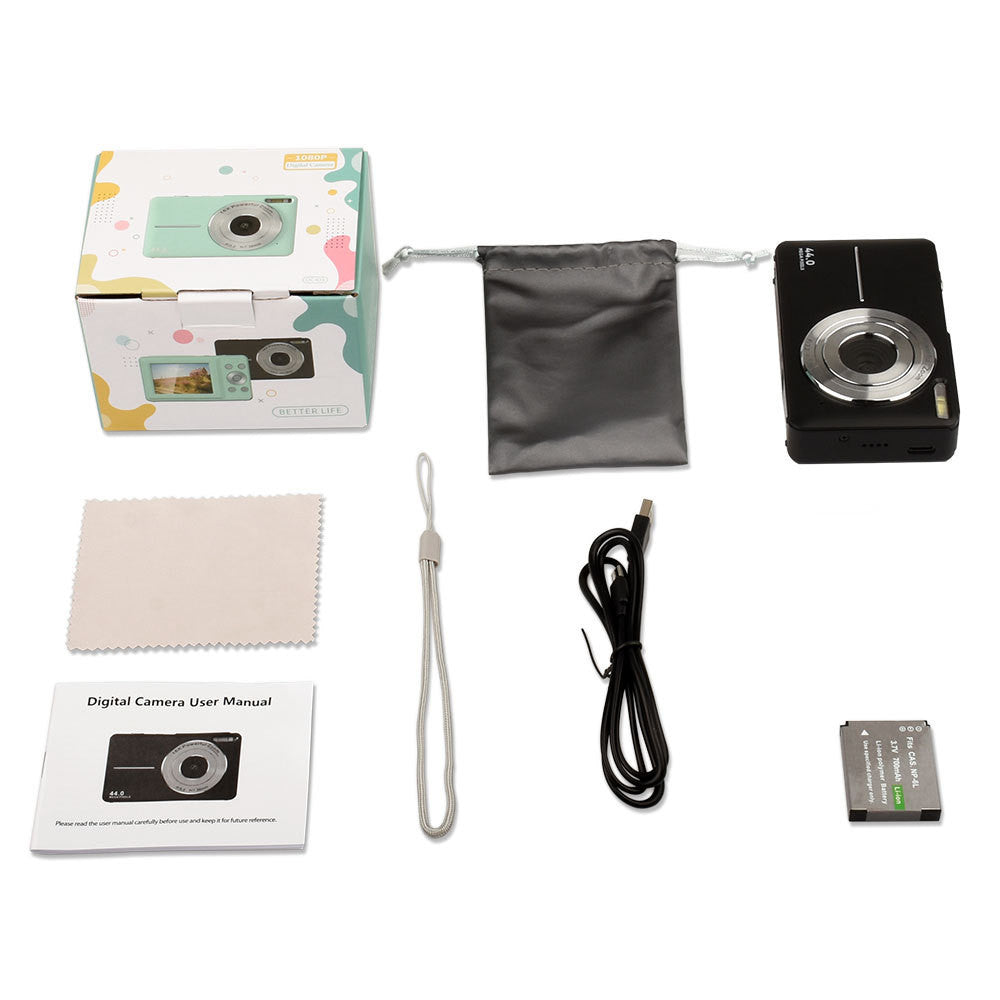 Mini appareil photo numérique pour enfants, appareil photo numérique HD pour étudiants, mini appareil photo numérique pour garçons et filles, cadeau d'anniversaire de Noël, appareil photo d'entrée de gamme pour enfants