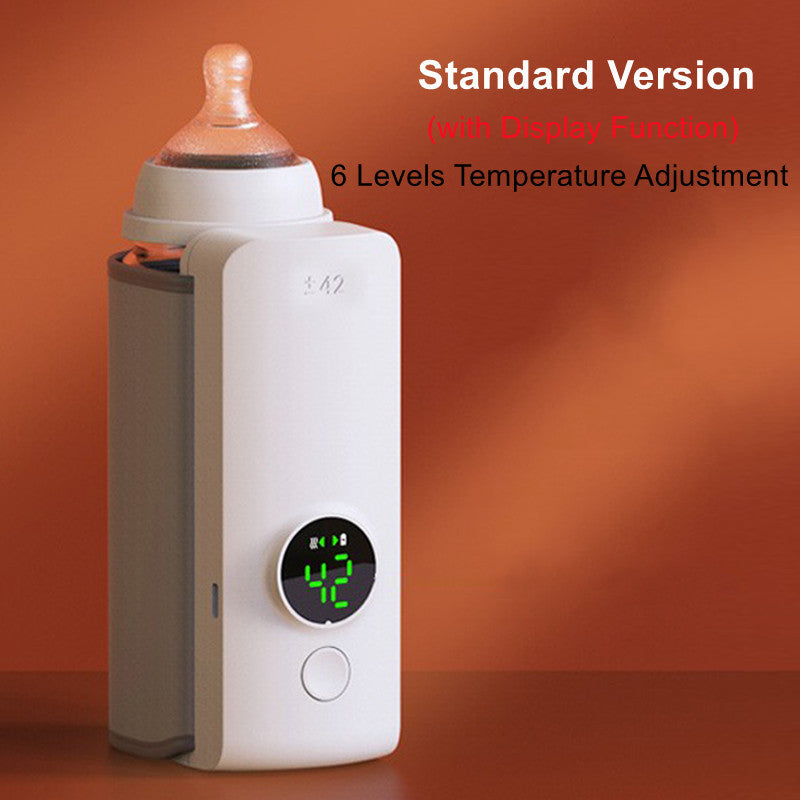 Chauffe-biberon portable sans fil rechargeable avec sac de chargement et de chauffage USB