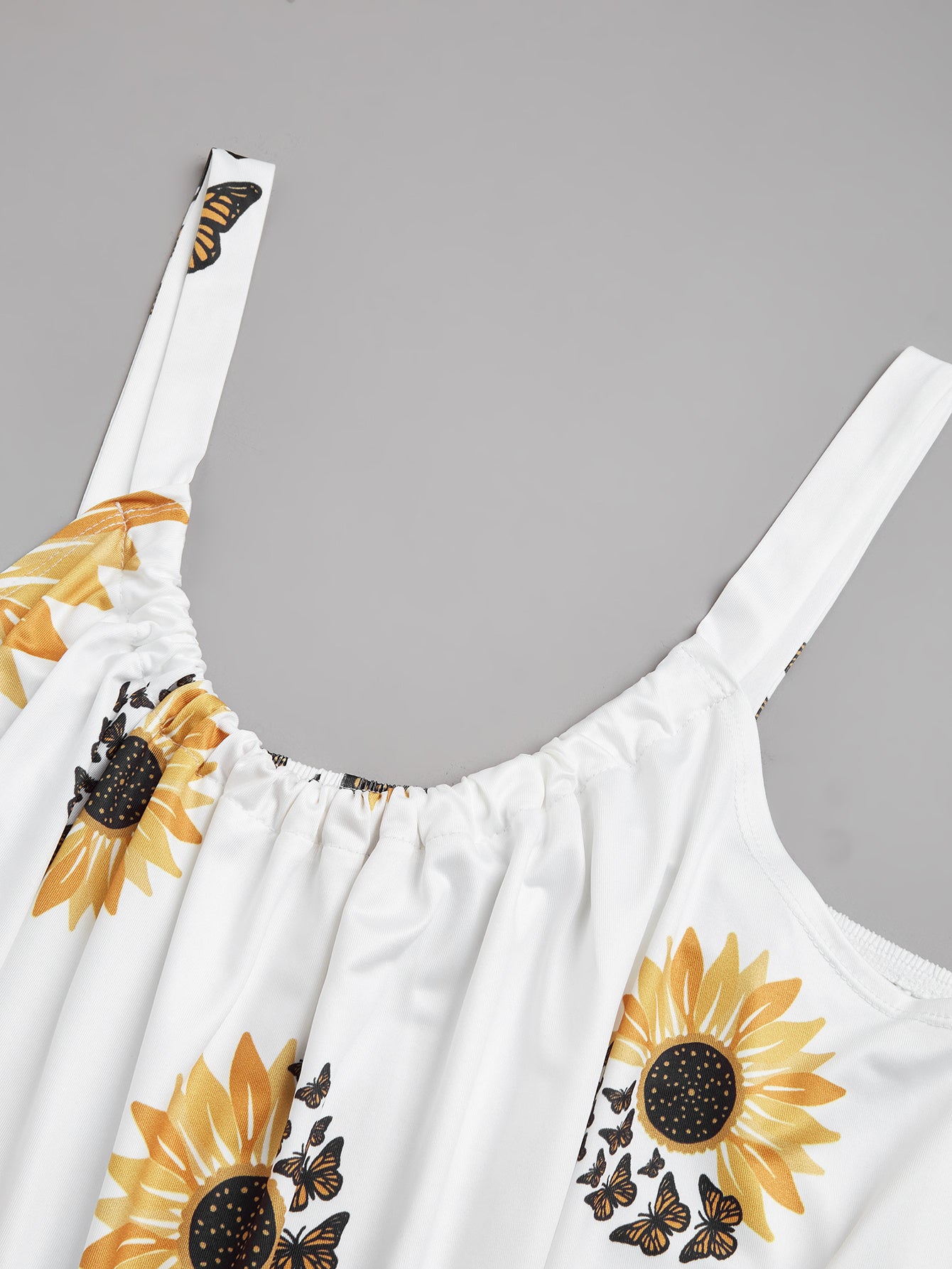 Robe ample sans manches grande taille