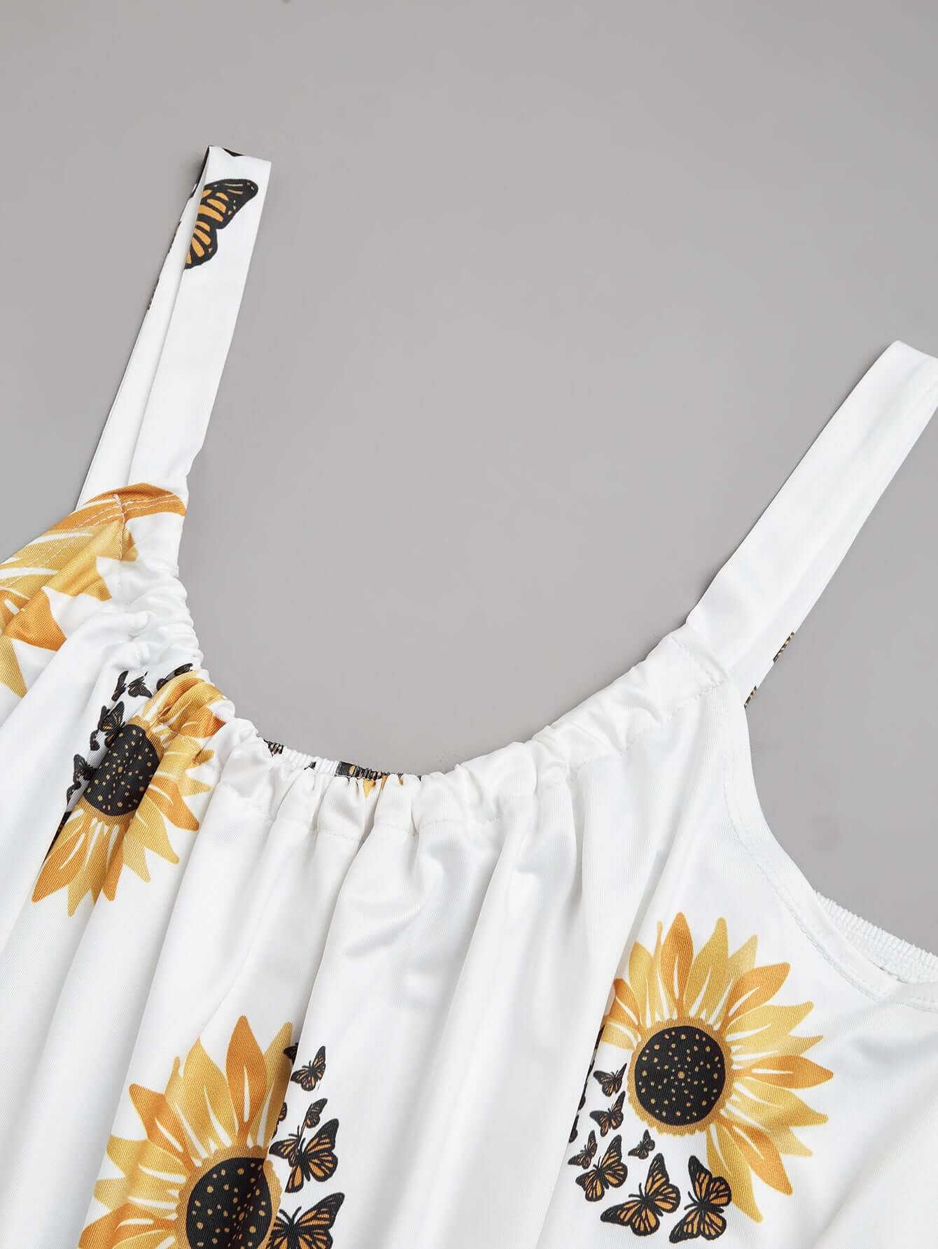 Robe ample sans manches grande taille
