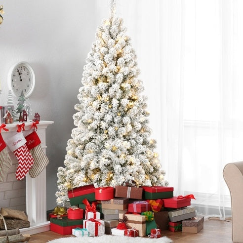 pre lit christmas tree
flocked christmas tree 5ft
artificial christmas tree with lights
snowy christmas tree
easy setup christmas tree
realistic christmas tree
holiday home decor