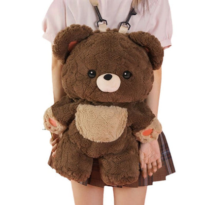 Sac Peluche Ours Love Bear – Petit Sac à Dos Mignon Femme/Homme