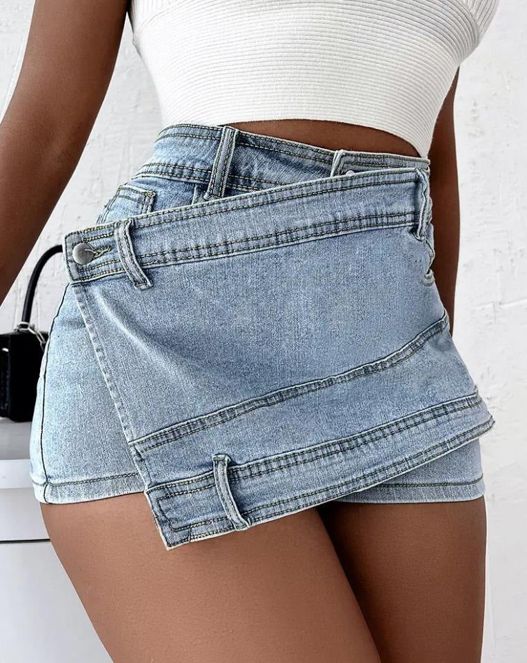 Y2K Street – short en jean Vintage