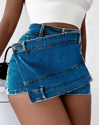 Y2K Street – short en jean Vintage