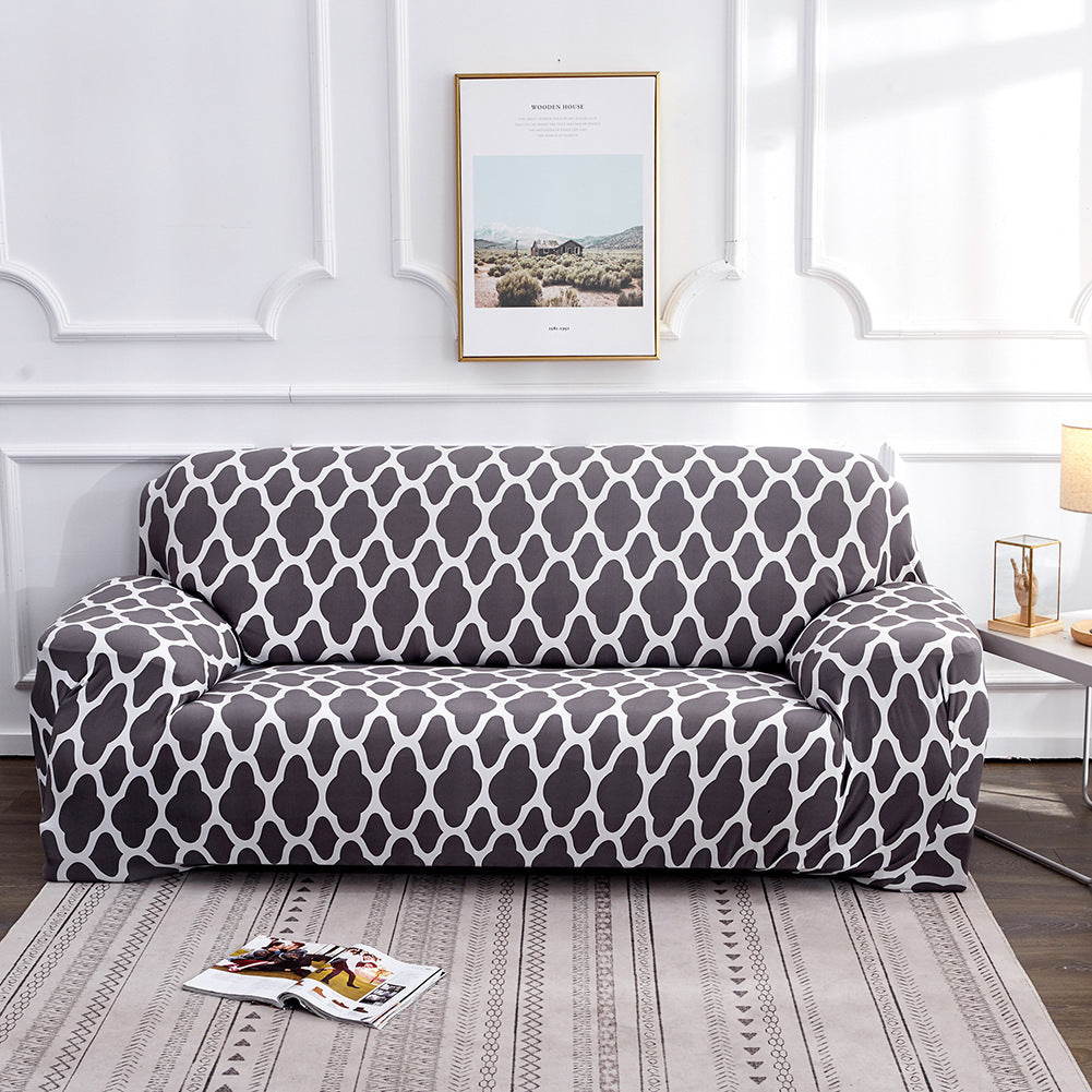 Full floral sofa cover