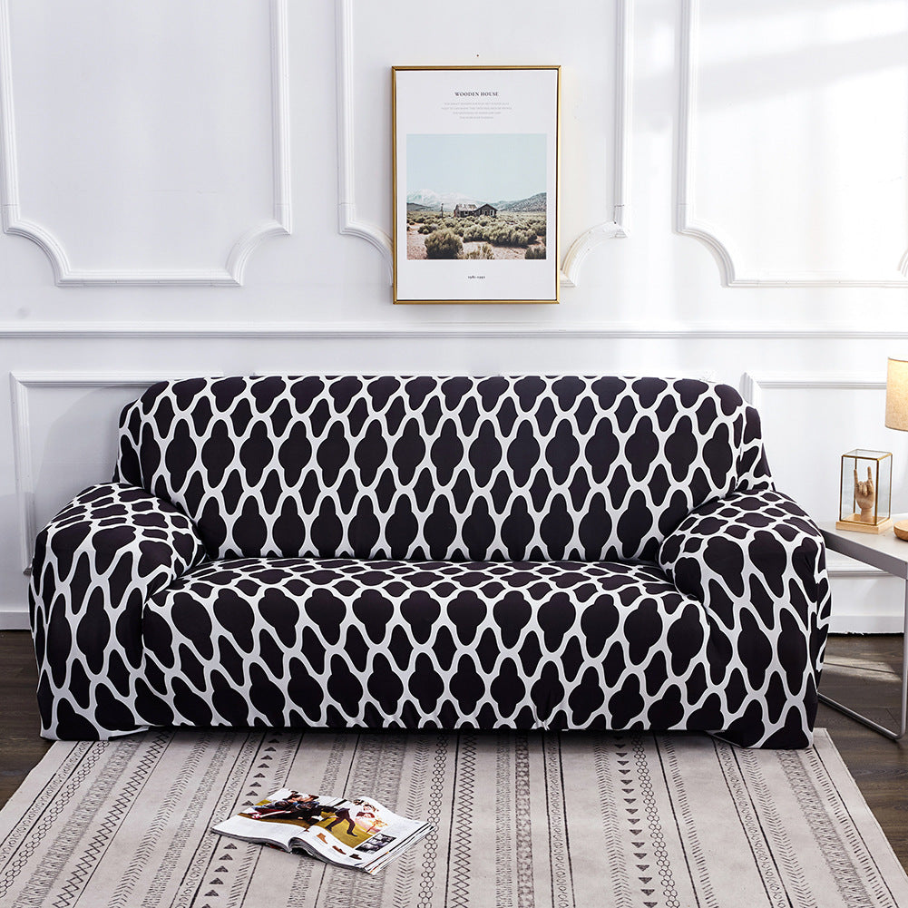 Full floral sofa cover