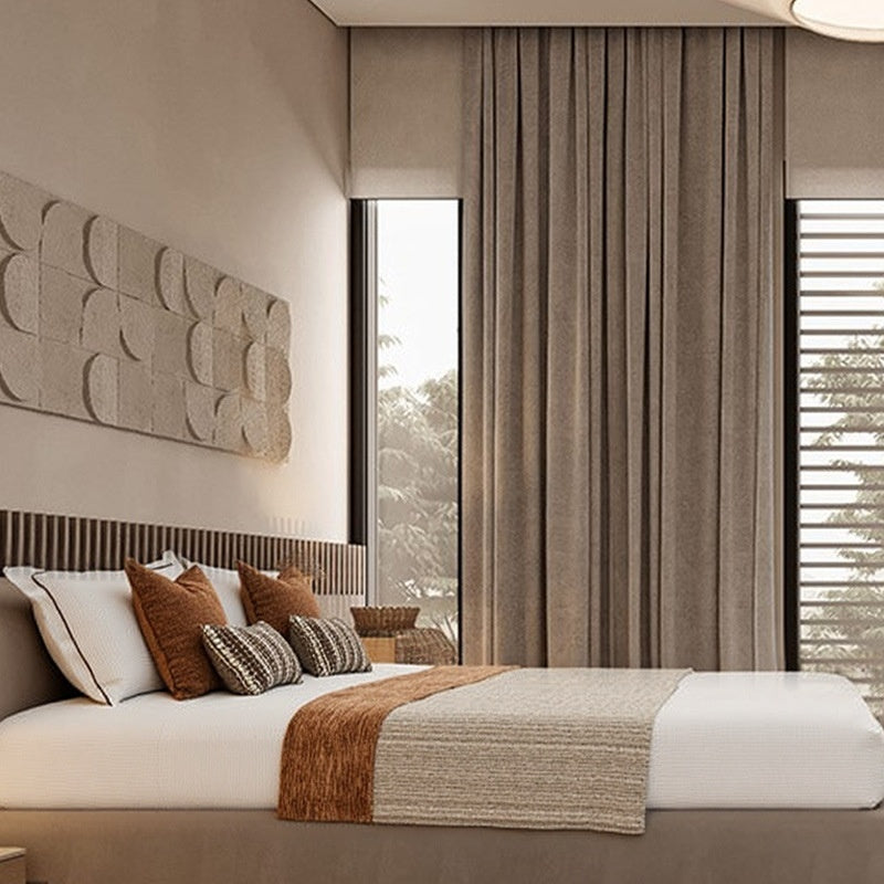 nsemble Oreillers et Bed Runner Vintage pour Chambre Crème