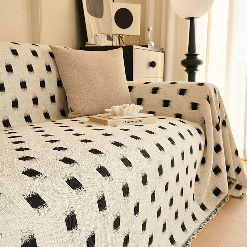 Nordic Cream Style Sofa Cover Modern Light Luxury Four Seasons Universal