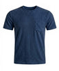 Retro Washed Pocket 3D Digital Print All-Match Crew Neck Short-Sleeve T-Shirt