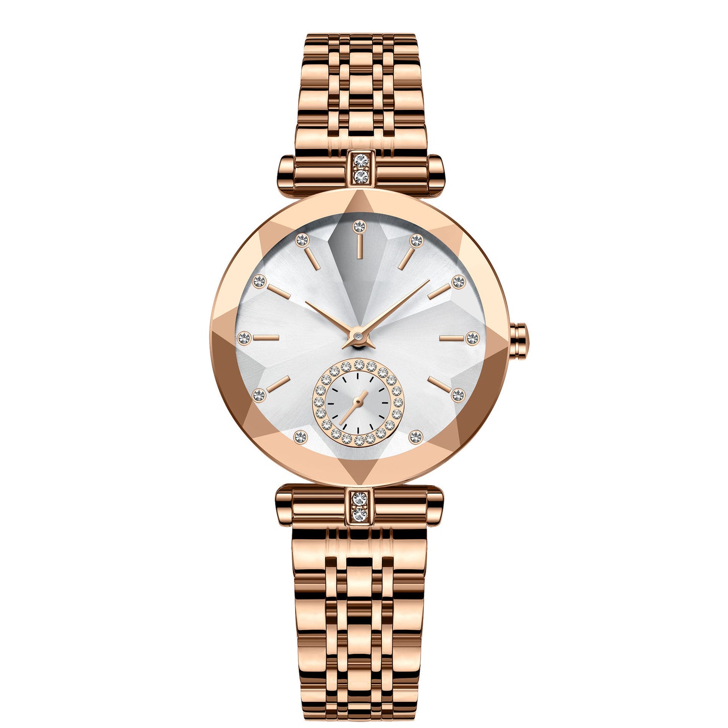 Montre-bracelet en acier pour femmes,