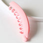 Barrettes cheveux banane couleur unie en plastique rose, clip à cheveux durable et élégant pour femmes.