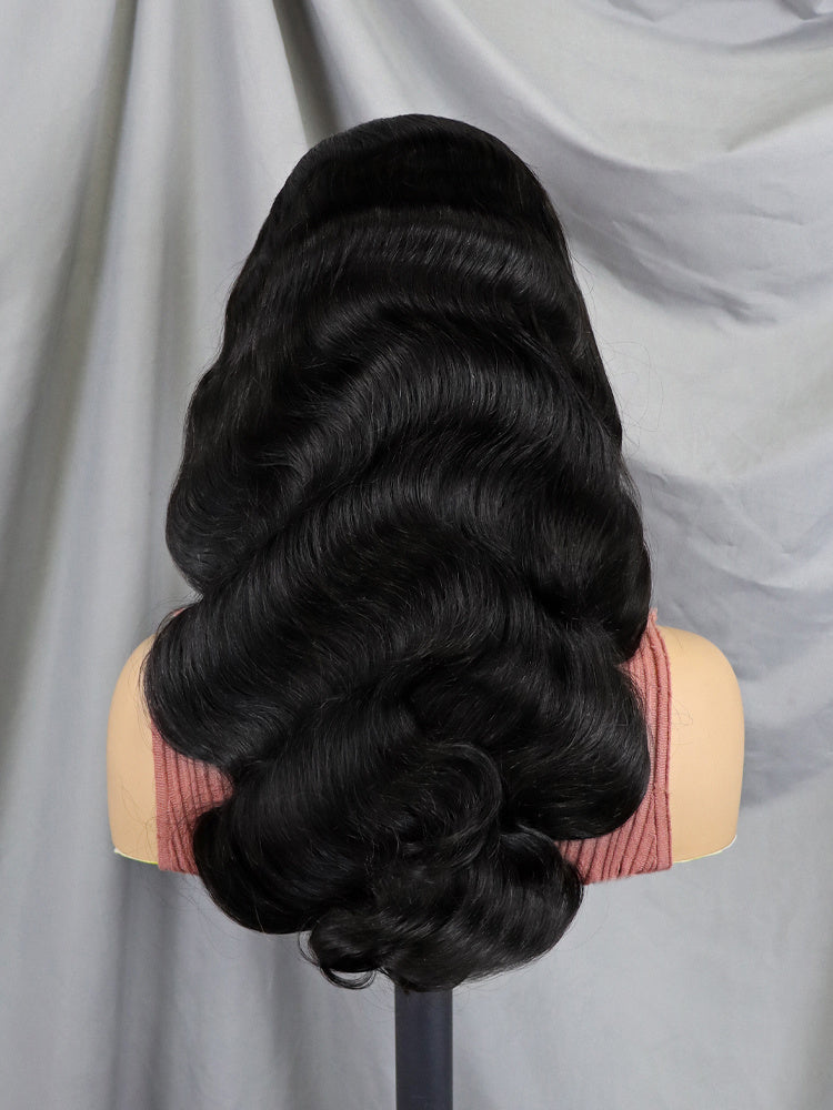 Perruque Lace Front Wig cheveux naturels vierges, cheveux crus vietnamiens | pre-plucked | nœuds décolorés | densité 6x4 | pour femmes noires