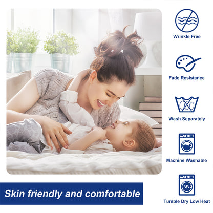 Housse de Couette 3 Pièces Néon Gaming Ultra Douce