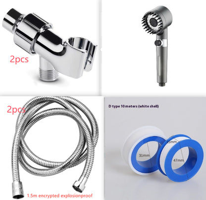 Filtre à pulvérisation Snowflake, pommeau de douche à pression d'eau purifiée