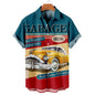 Shirt 3D Digital Printing Loose Short Sleeve Shirt Men's Top