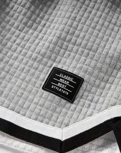 Men's Casual Loose Striped Webbing Trendy Plaid Sports Shorts