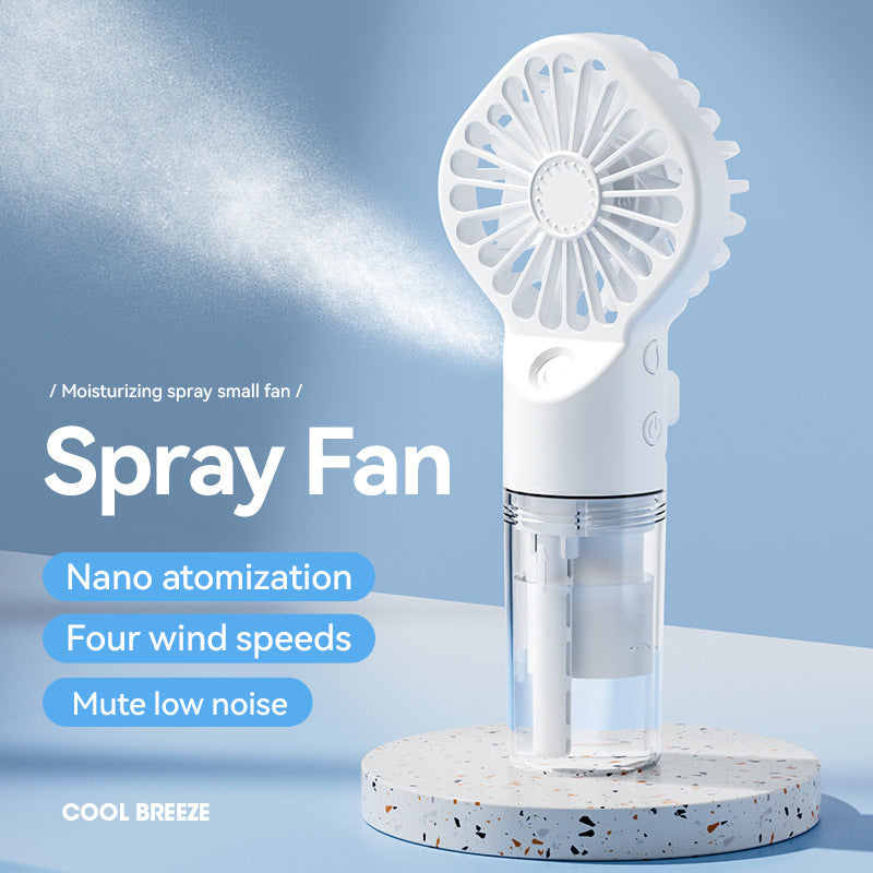 Ventilateur portable à pulvérisation d'eau à 4 vitesses