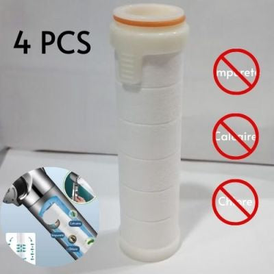 Filtre à pulvérisation Snowflake, pommeau de douche à pression d'eau purifiée