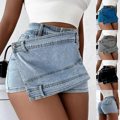 Y2K Street – short en jean Vintage