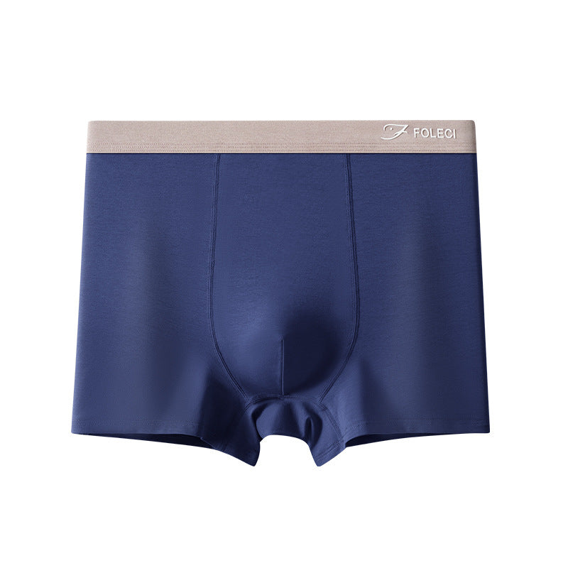 Cotton Men's Underwear High Waisted Flat Corner Shorts