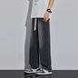 Spring And Summer Retro Distressed Straight Pants