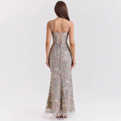 Robe Chic Dos Nu pour Femme – Style Élégant, Décolleté et Lacets Sensuels