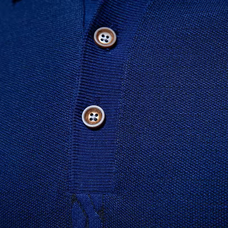 Solid-color Plus-size Men's Short-sleeve