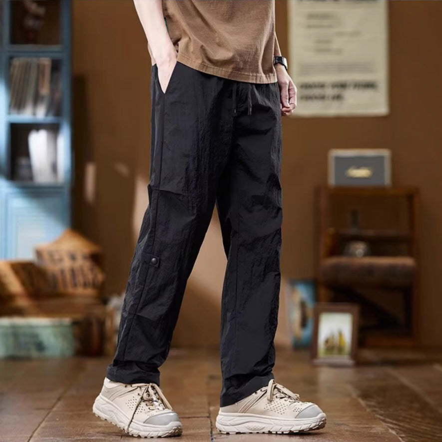Men's Casual Pants American-style Straight-leg Pants