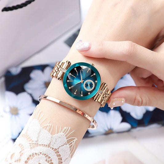 Montre-bracelet en acier pour femmes,