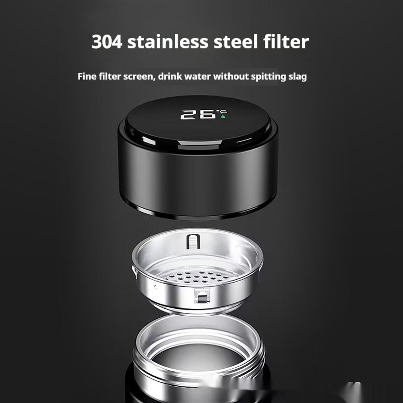 Thermos Intelligent à Affichage Digital – Noir ou Blanc