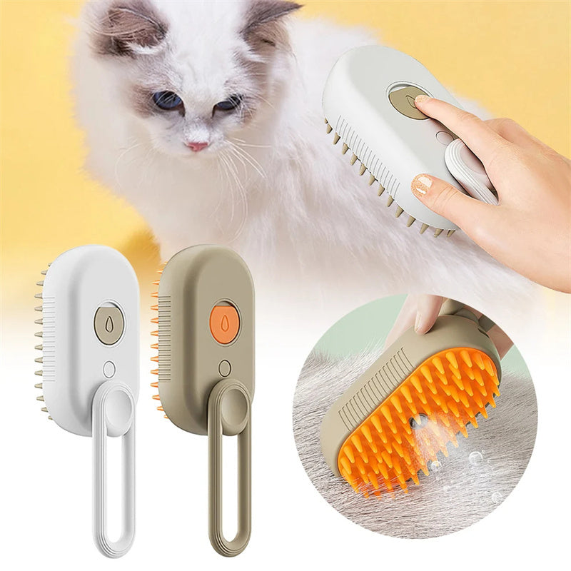 brosse a vapeur pour chien et chat