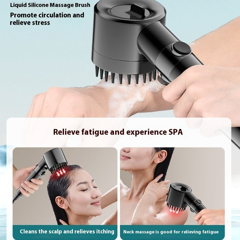 Filtre à pulvérisation Snowflake, pommeau de douche à pression d'eau purifiée