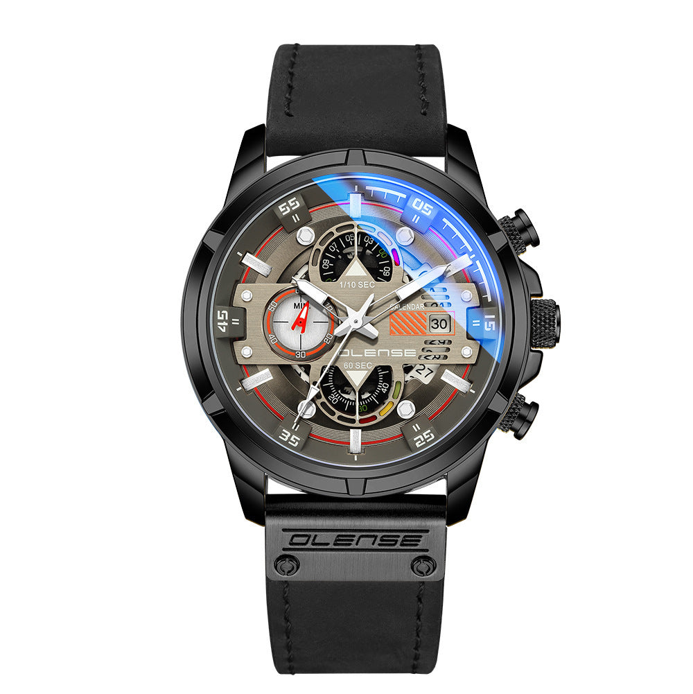 Hommes de Montre De Sport Lumineuse Mode Multifonctionnel