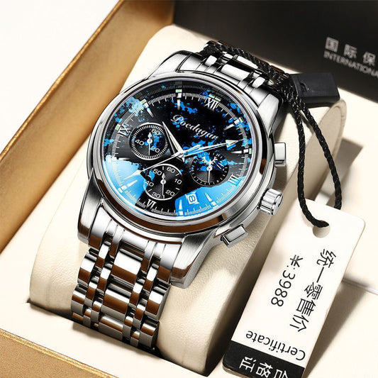 New Waterproof Luminous Multifunctional Men's Watch