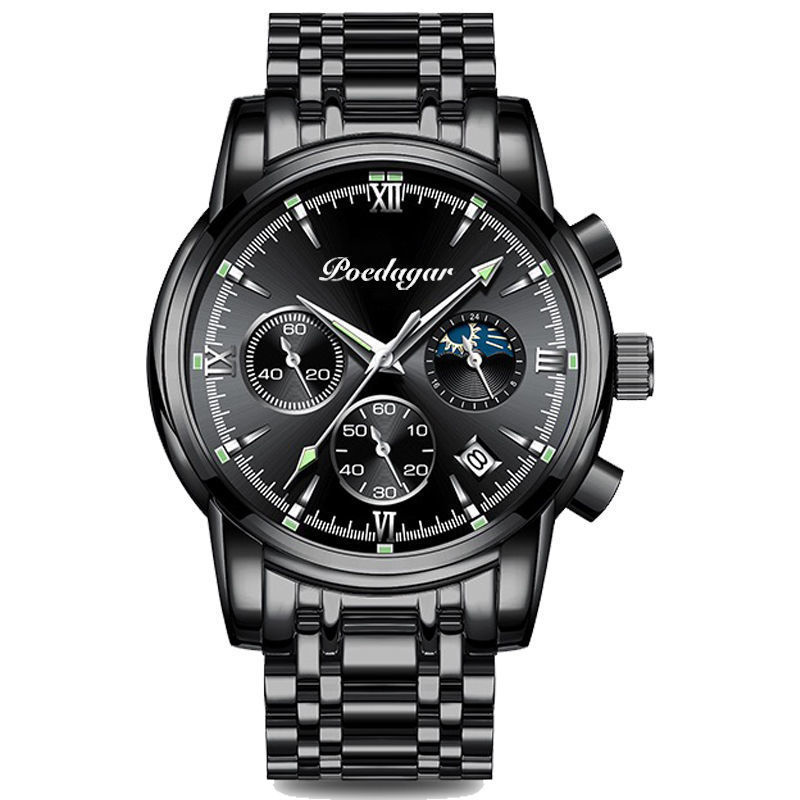 New Waterproof Luminous Multifunctional Men's Watch