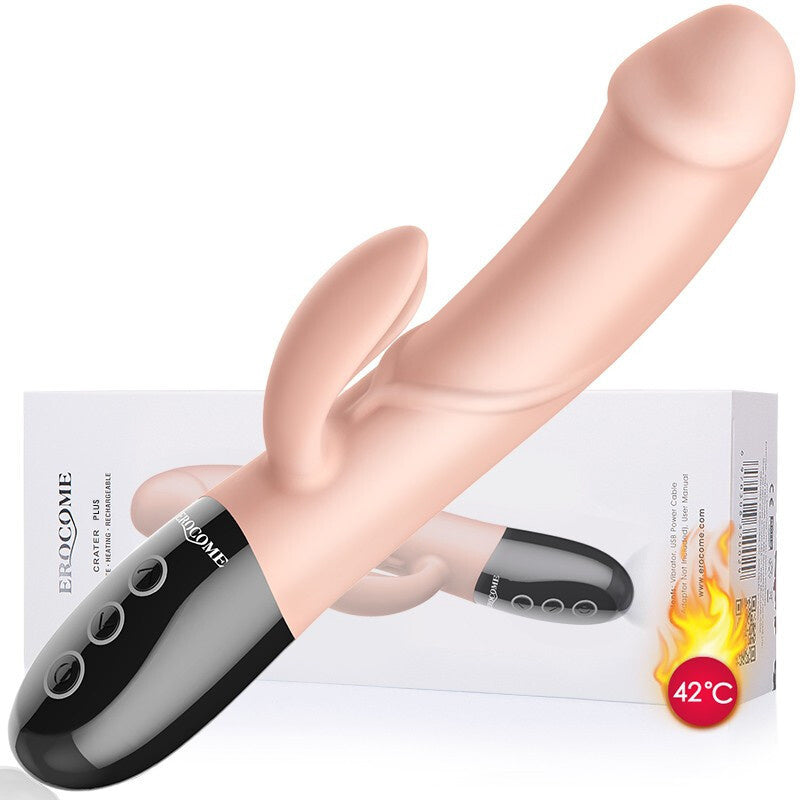 Women's Large Passion Version Intelligent Heating And Bending Double-point Massager