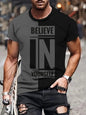 Men's Summer Loose Breathable Round Neck T-shirt