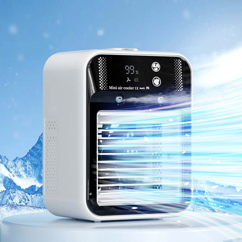Climatiseur portable, refroidisseur d'air, ventilateur, refroidissement à eau, climatisation pour chambre, bureau, voiture