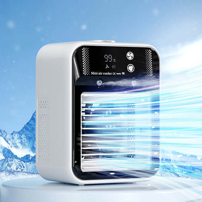 Climatiseur portable, refroidisseur d'air, ventilateur, refroidissement à eau, climatisation pour chambre, bureau, voiture