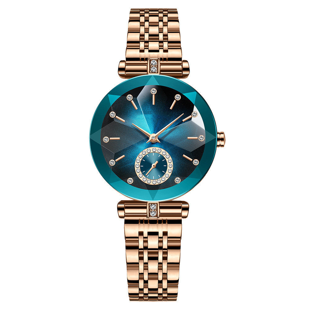 Montre-bracelet en acier pour femmes,