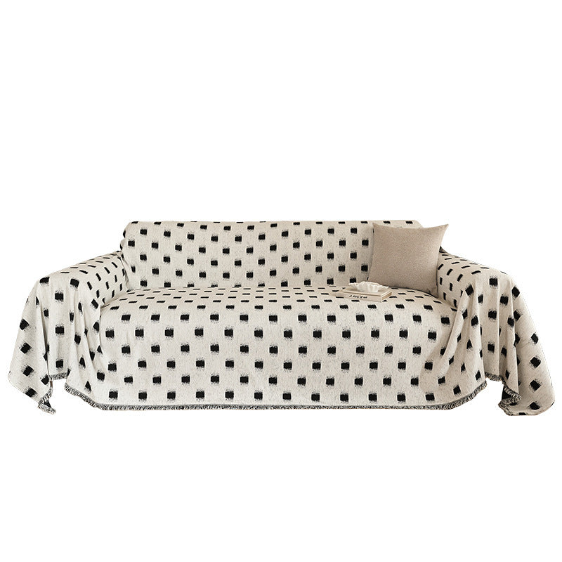 Nordic Cream Style Sofa Cover Modern Light Luxury Four Seasons Universal