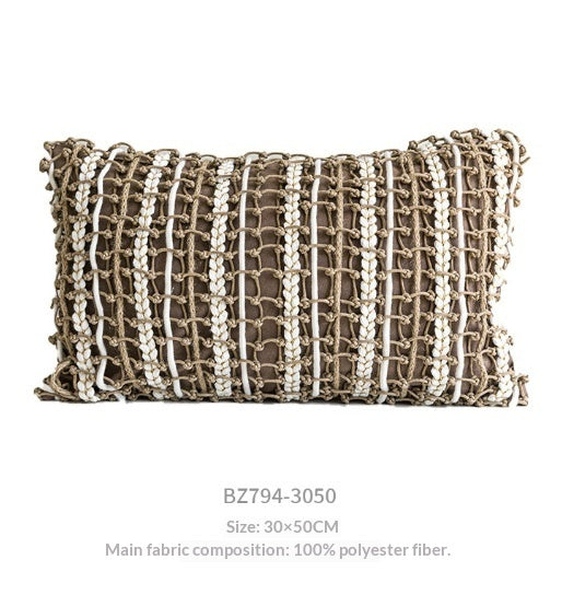 nsemble Oreillers et Bed Runner Vintage pour Chambre Crème