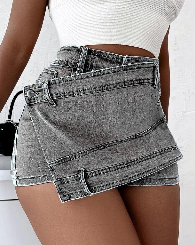 Y2K Street – short en jean Vintage